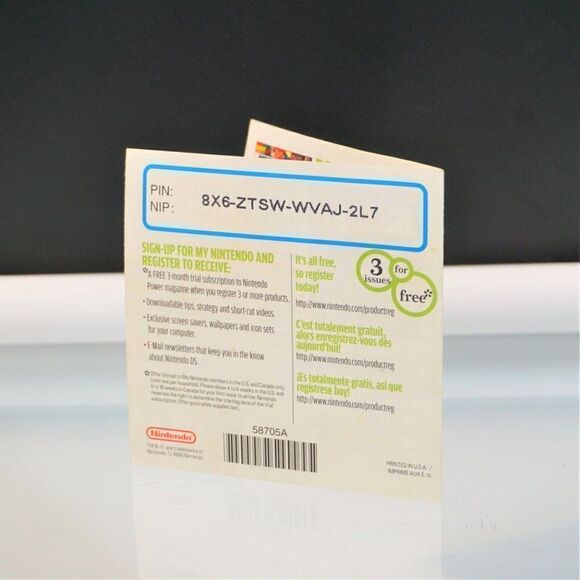 Nintendo Power Mario Kart DS Nintendo DS INSERT ONLY 2005 - Picture 2 of 4